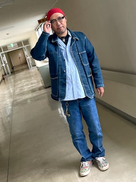 「Red Cap Girl（レッドキャプガール）のアイテム」を使った、Shigeさん（メンズ・176cm）の春コーディネート