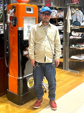 「RED WING（レッドウィング）のアイテム」を使った、Shigeさん（メンズ・176cm）の春コーディネート