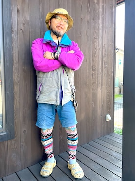 「KEEN（キーン）のアイテム」を使った、Shigeさん（メンズ・176cm）の春コーディネート