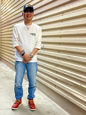 「Levi's（リーバイス）のアイテム」を使った、Shigeさん（メンズ・176cm）の秋コーディネート