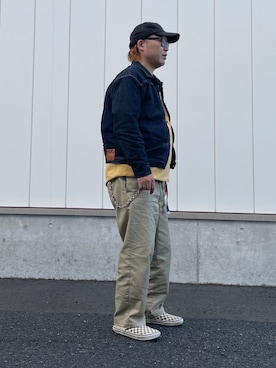 「mont-bell（モンベル）のアイテム（キャップ、ブラック系）」を使った、Shigeさん（メンズ・176cm）の冬コーディネート