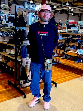 「NANGA（ナンガ）のアイテム」を使った、Shigeさん（メンズ・176cm）の春コーディネート