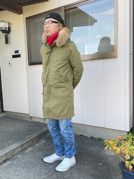 「アイテム（福袋/福箱）」を使った、kawakamiforeverさん（メンズ・176cm）の秋コーディネート