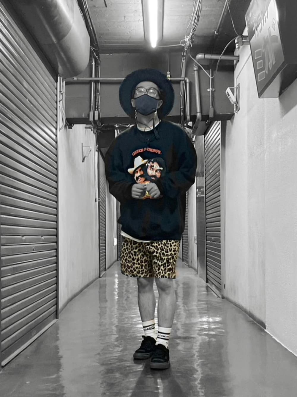 NEIGHBORHOOD ヒョウ柄ショートパンツ レオパードホットショート