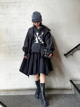 「SLY（スライ）のアイテム」を使った、とくいちょまさん（レディース・156cm）の春コーディネート