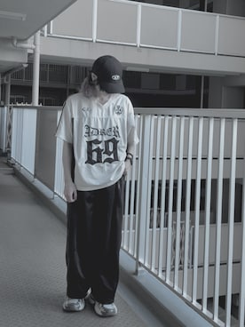 「OLD ORDER（オールドオーダー）のアイテム」を使った、よさん（レディース・165cm）の夏コーディネート
