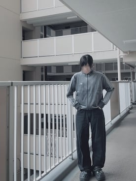 「アイテム（ジャージ）」を使った、よさん（レディース・165cm）の秋コーディネート