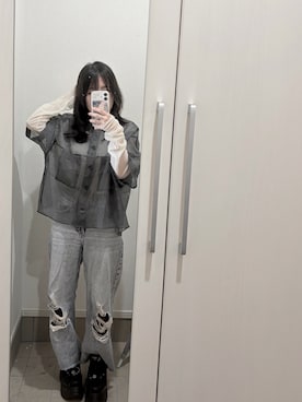 「YOSUKE（ヨースケ）のアイテム」を使った、Uさん（レディース・146cm）の春コーディネート