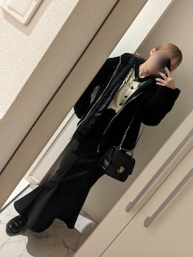 Uさん（レディース・146cm）の冬コーディネート