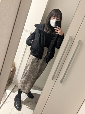 Uさん（レディース・146cm）の冬コーディネート
