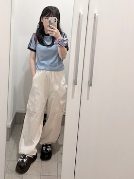 「UMBRO（アンブロ）のアイテム」を使った、Uさん（レディース・146cm）の夏コーディネート