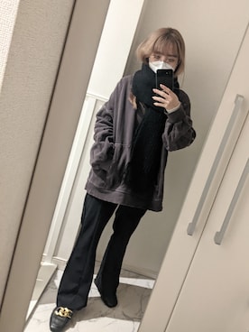 Uさん（レディース・146cm）の冬コーディネート