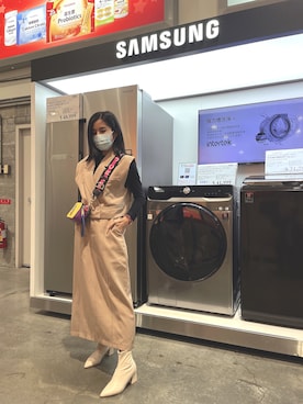 「working style」｜「アイテム（ブーツ）」を使った、Cathy/千千さん（レディース・157cm）の春コーディネート