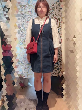 「アイテム（ワンピース/ドレス）」を使った、wakasuke1221さん（レディース・164cm）の秋コーディネート