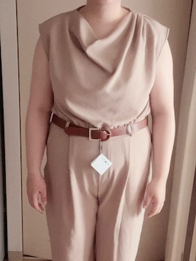 「ZARA（ザラ）のアイテム（オールインワン・サロペット）」を使った、wakasuke1221さん（レディース・164cm）の夏コーディネート