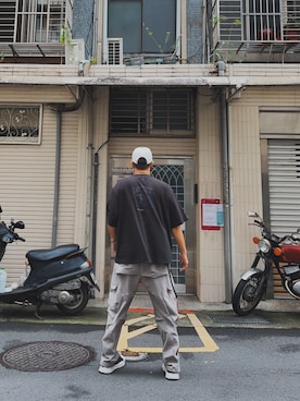 「stussy」｜AshWangさん（メンズ・176cm）の夏コーディネート