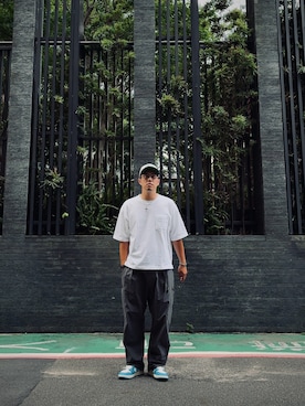 「Jordan」｜AshWangさん（メンズ・176cm）の夏コーディネート