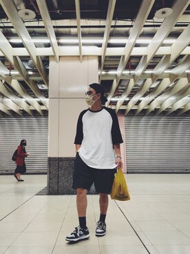 「summer」｜AshWangさん（メンズ・176cm）の春コーディネート