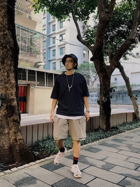 「united arrows」｜AshWangさん（メンズ・176cm）の夏コーディネート