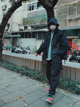 「GOOPiMADE」｜「アイテム（ジャケット/アウター）」を使った、AshWangさん（メンズ・176cm）の冬コーディネート