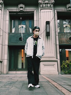 「BSX」｜AshWangさん（メンズ・176cm）の冬コーディネート