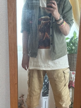 「アイテム（デジタル腕時計）」を使った、 NEOakiradjさん（メンズ・180cm・40代）の春コーディネート