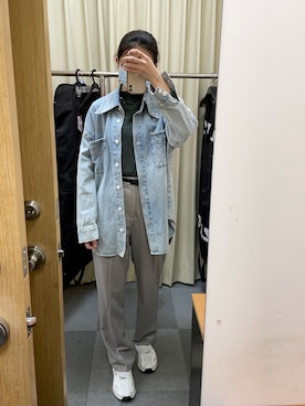 「MEIER.Q（マイヤーキュー）のアイテム（ジャケット/アウター）」を使った、慈さん（レディース・165cm）の冬コーディネート