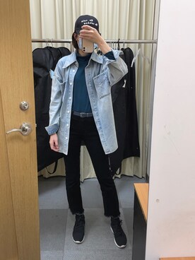 「MEIER.Q（マイヤーキュー）のアイテム（ジャケット/アウター）」を使った、慈さん（レディース・165cm）の春コーディネート