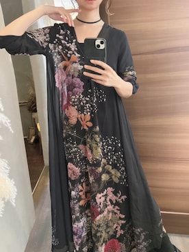 「ワントーンコーデ」｜「アイテム（ワンピース/ドレス）」を使った、SHIORI HIRAI◡̈さん（レディース・152cm）の冬コーディネート