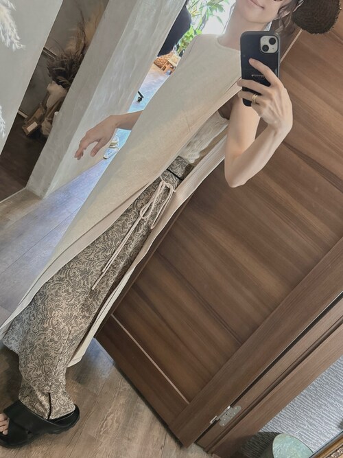 TODAYFUL（トゥデイフル）の「パイピングロングベスト（ベスト）」 - WEAR