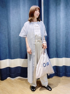 「インド綿」｜さぜさん（レディース・158cm）の夏コーディネート