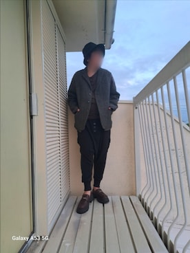 「しまむら（シマムラ）のアイテム（パンツ）」を使った、Lawさん（メンズ・168cm）の秋コーディネート