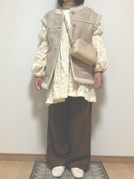 Runさん（レディース・159cm）の冬コーディネート