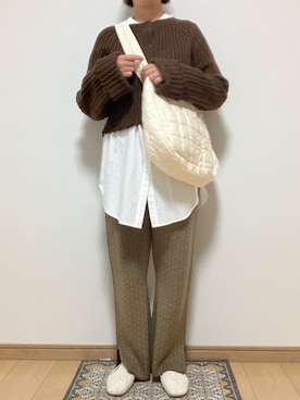 「onetome（ワントゥーミー）のアイテム」を使った、Runさん（レディース・159cm）の秋コーディネート