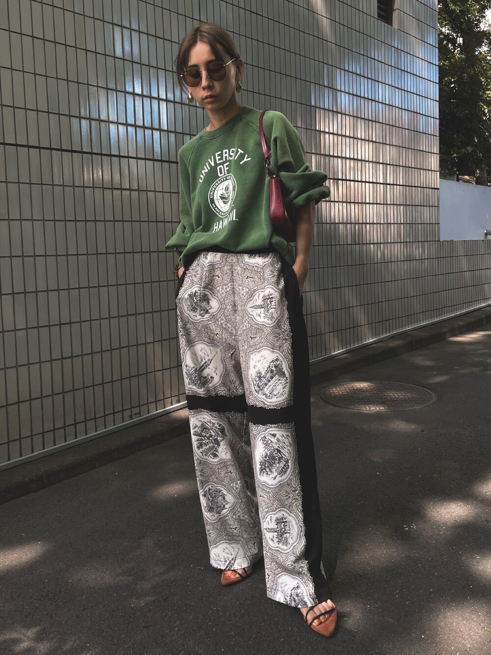 Ameri（アメリ）の「LANDSCAPE SCARF PANTS（その他パンツ）」 - WEAR