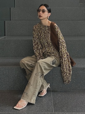 黒石奈央子さんのコーディネート