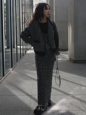 黒石奈央子さんのコーディネート