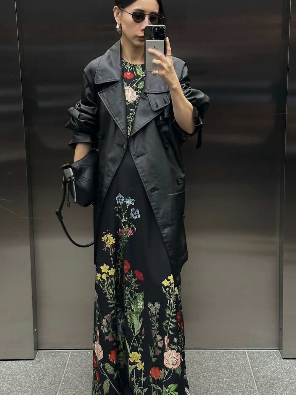 ジャケット・アウター ameri DADDY MIDI TRENCH COAT MIX ameri vintage DADDY MIDI TRENCH COAT COAT Ameri vintage