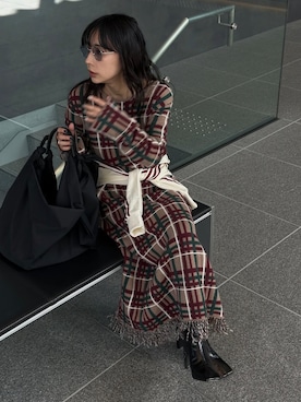 「お洒落さんとつながりたい」｜黒石奈央子さん（レディース・153cm）の秋コーディネート