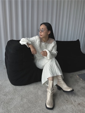 黒石奈央子さんのコーディネート