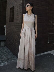 ワンピース CARTOGRAPHIC PATTERN DRESS 1752539259_215.jpg