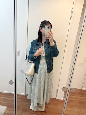 「Honeys（ハニーズ）のアイテム（ワンピース）」を使った、cacoさん（レディース・159cm）の春コーディネート