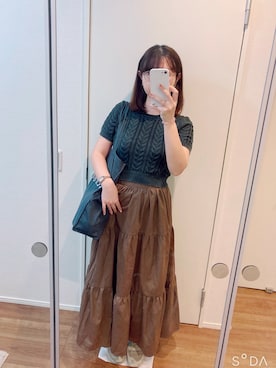 「GRL（グレイル）のアイテム」を使った、cacoさん（レディース・159cm）の秋コーディネート