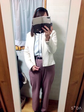「index（インデックス）のアイテム（ジャケット/アウター）」を使った、cacoさん（レディース・160cm）の春コーディネート