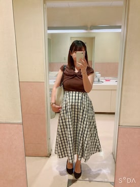 「tocco closet（トッコ　クローゼット）のアイテム」を使った、cacoさん（レディース・159cm）の秋コーディネート