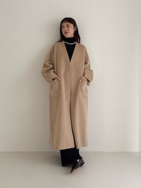 「アイテム（その他シューズ）」を使った、ayaka kawaharadaさん（レディース・164cm）の秋コーディネート