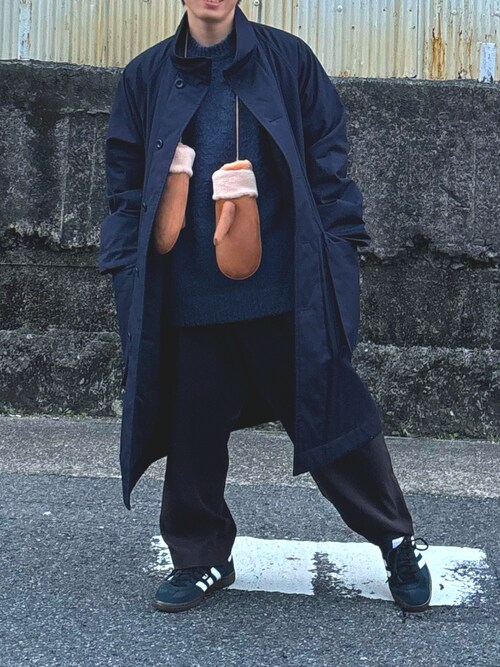 MHL.（エムエイチエル）の「TOUGH COTTON NYLON（ステンカラーコート