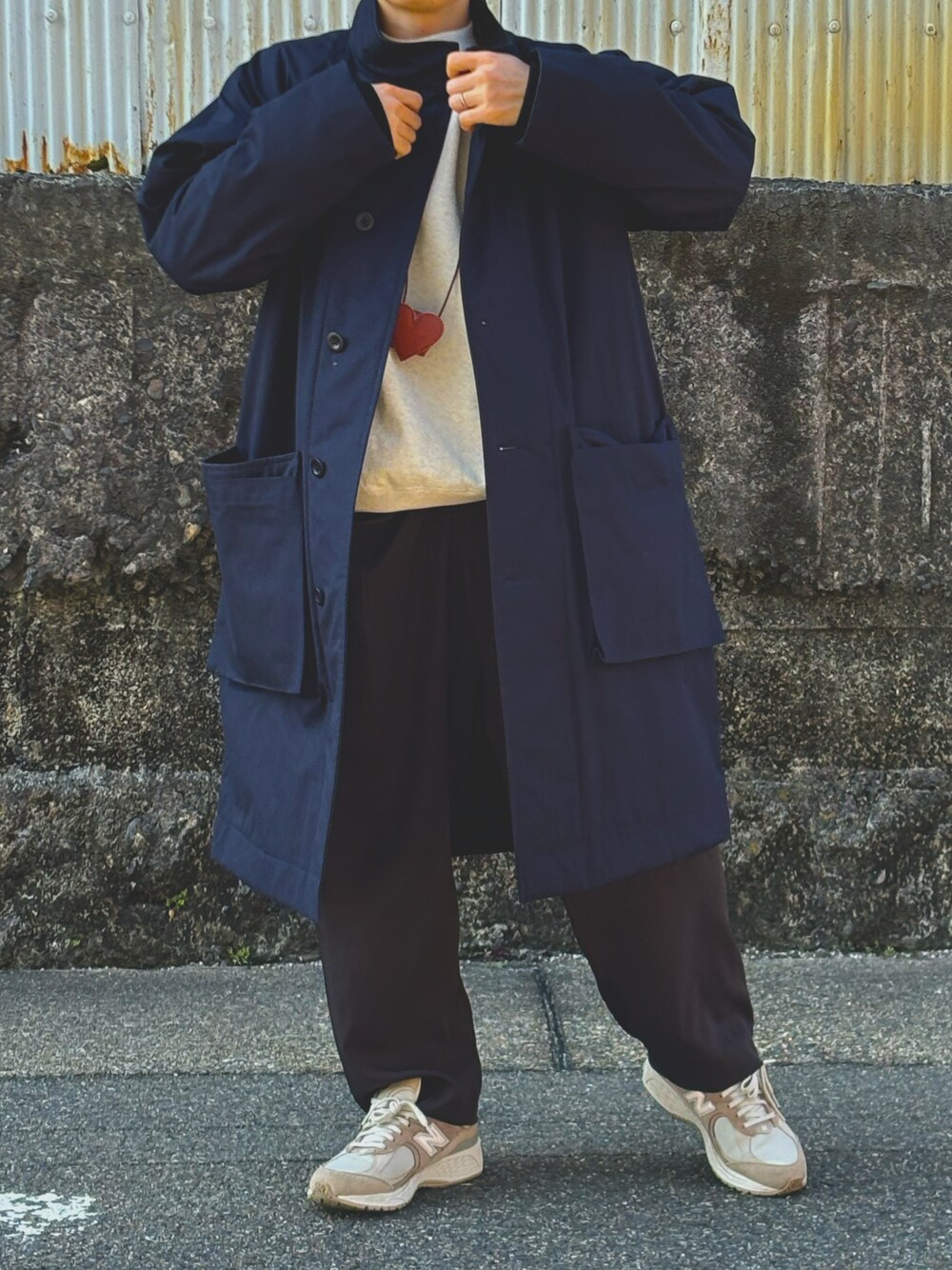 MHL.（エムエイチエル）の「TOUGH COTTON NYLON（ステンカラーコート