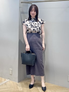 スタッフさん(レディース・162cm)の夏コーディネート