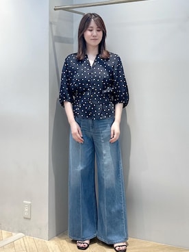 スタッフさん(レディース・162cm)の夏コーディネート